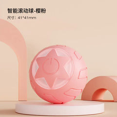 Star Rolling Ball Cat Toy for Fun and Chewing